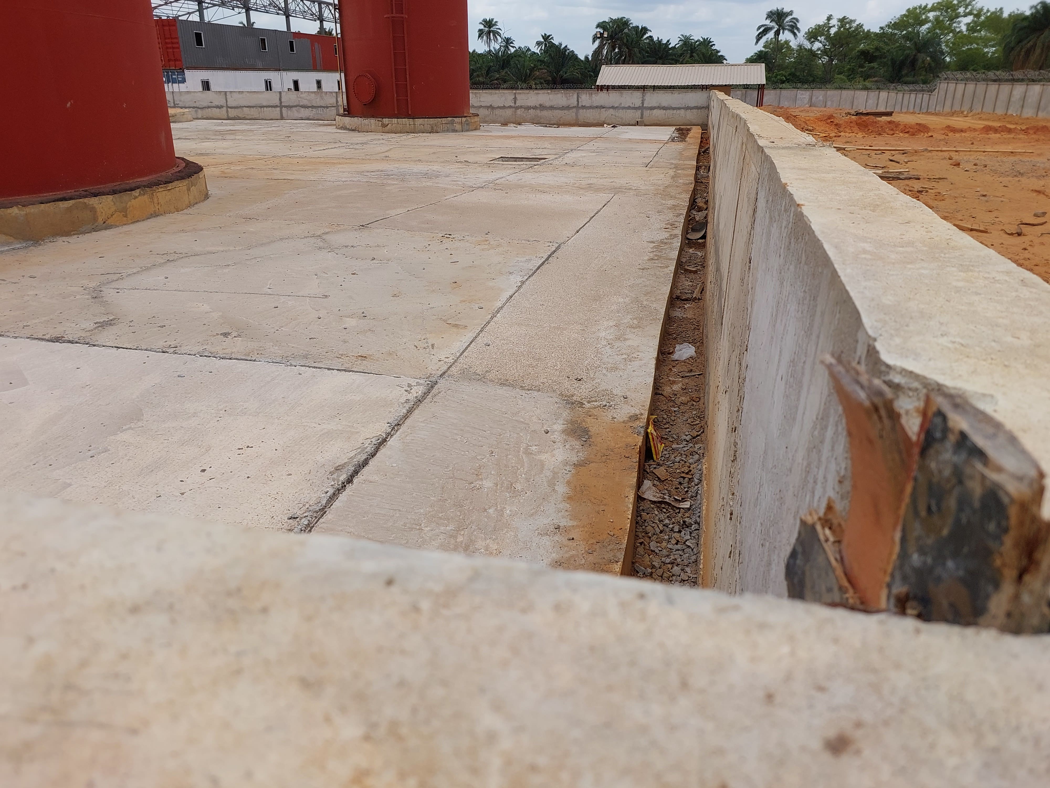 Tank Farm - Completed PCC Floor